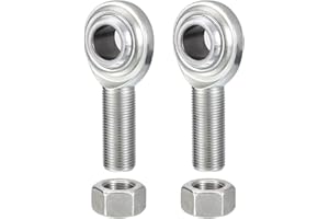HiPicco CM10 Rod End Bearing Heim Joints, 5/8 x 5/8-18 Right Hand Male Thread Heim Joint with Jam Nuts 2pcs