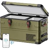 ICECO APL35 Dual Zone 12V Refrigerator, 37QT Aluminum Portable Freezer | ICECOxJeep Limited Edition, Ultralight Design, DC &amp; AC Power, SECOP Nano Compressor, Car Fridge for Travel Camping