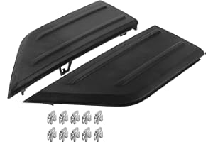 REPAIROCK Front Bumper Pads for Ford F-150 2021-2023 Front Left Right Bumper Guards Insert Pads Caps Plastic Black 1 Pair