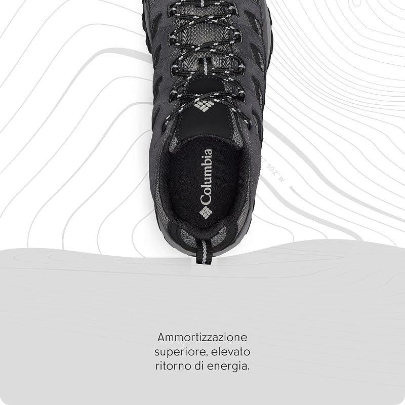 Crestwood, Scarpe da escursionismo Uomo, Shark/Columbia Grey, 42 EU