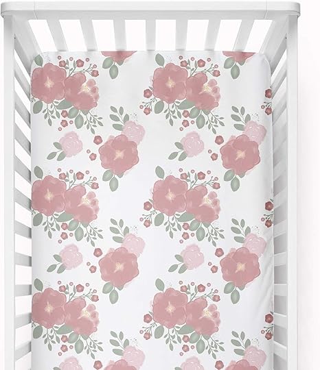 watercolor crib sheets
