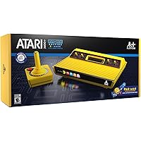 Atari 2600+ PAC-MAN Edition Console, Game & Wireless Joystick