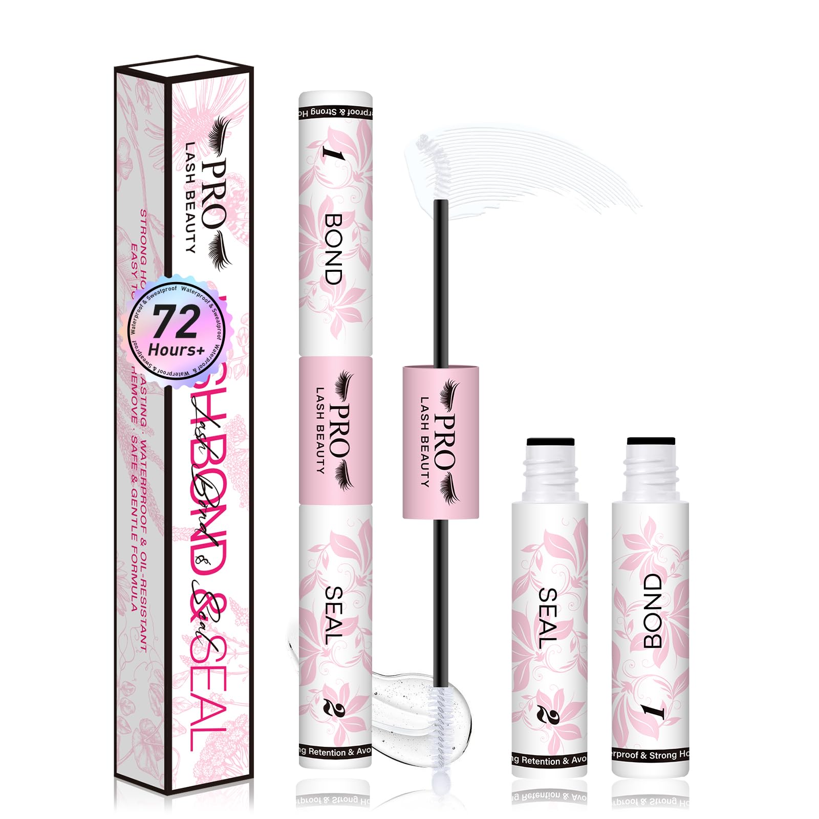 Cluster Lashes 72 Pcs Lash Clusters DIY Eyelash Extension Individual Cluster Eyelashes Tender Style Self-Application Fluffy Super Thin Band Reusable Soft & Comfortable(Tender-D-10mm) — image 1