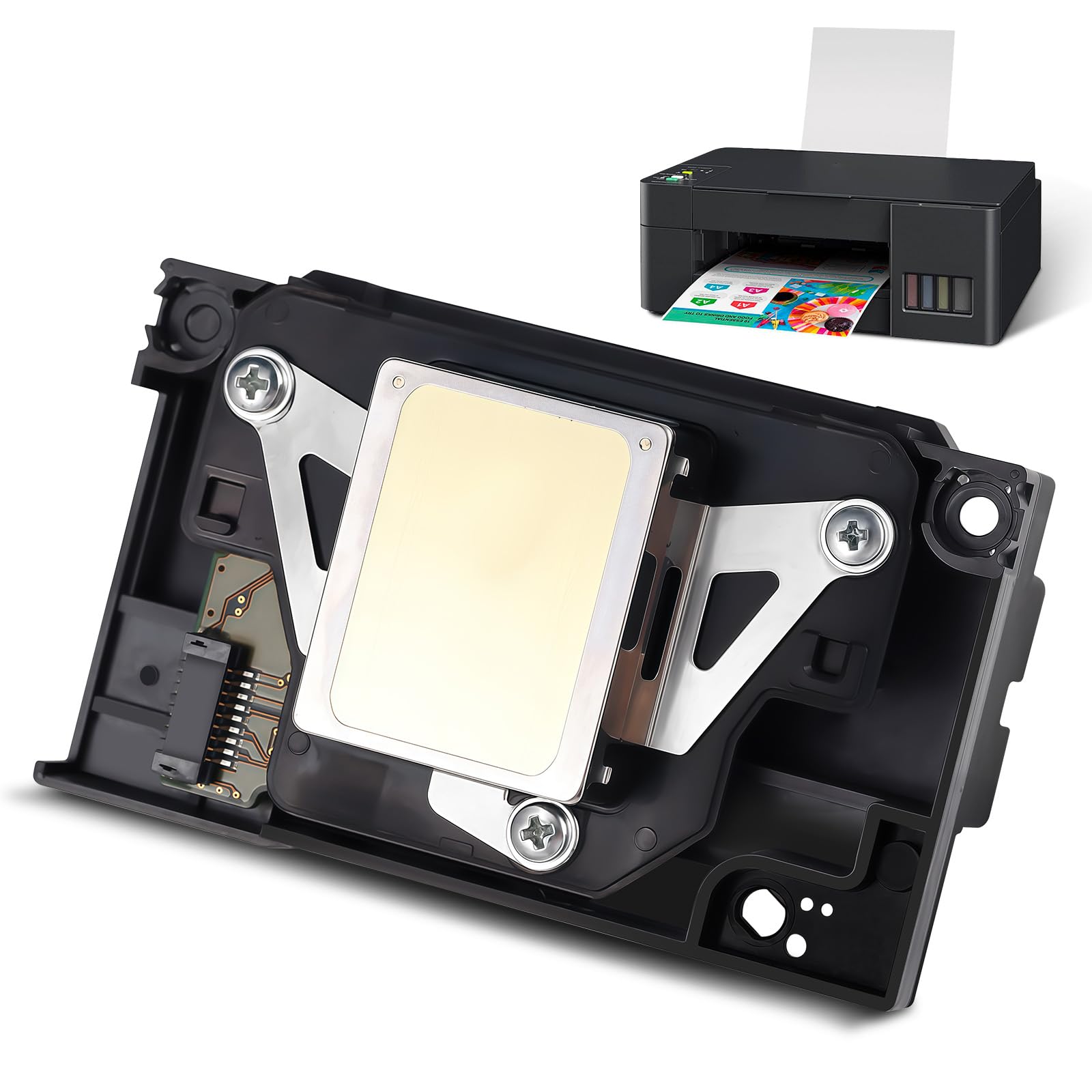 Photo 1 of ZORBLEX Upgraded L1800 DTF Printhead Replacement, 1440×720 DPI High Resolution, Compatible with L1800/L1800D/R1390/R1400/R1430/R1500W/R260/R270/R330, Easy 3-Min Installation, No Blurry/Double Prints