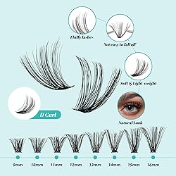 Lash Extension Kit 320Pcs,DIY Individual Lashes
