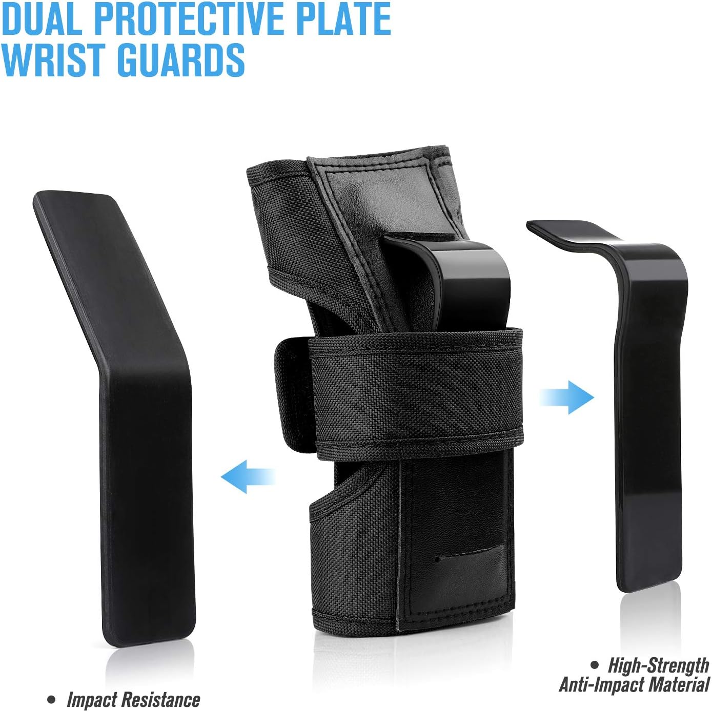 G4Free Adults Kids Bike Knee Pads Elbow Pads Wrist Guards 3 in 1 Protective Gear Sets for Skateboarding, Roller Skating Cycling Scooter : Sports & Outdoors