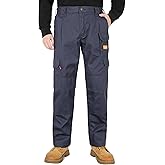 Titicaca Men's FR Cargo Pants Flame Resistant Pants Lightweight 7.5oz 100% Cotton Fire Retardant Elastic Waist Pants