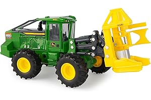 ERTL Prestige Collection - John Deere 843l-II Wheeled Feller Buncher Replica - 1:50 Scale - Authentic Premium Die-Cast Metal Replica - Farm Toys - Ages 14 and Up