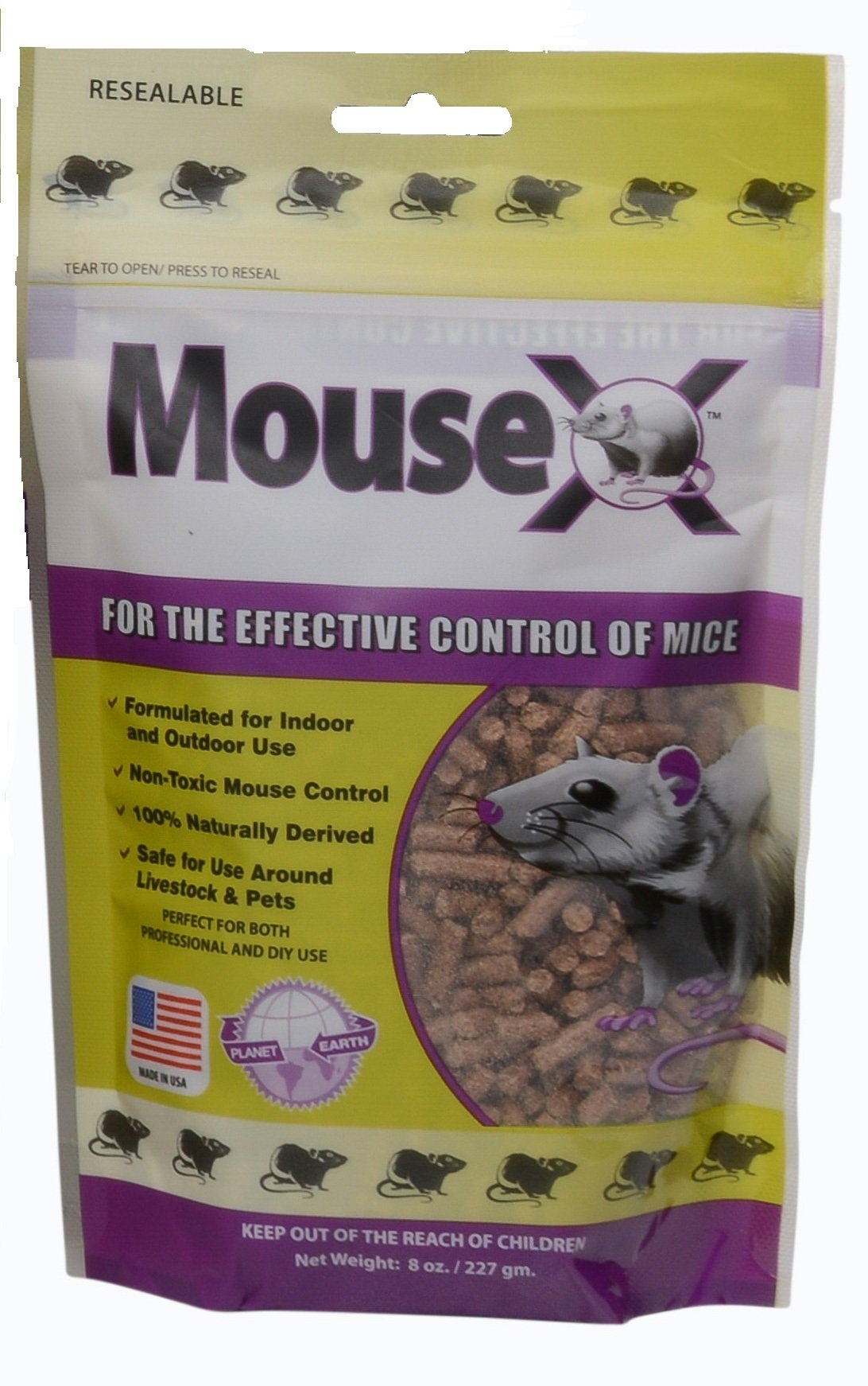 EcoClear Products MouseX 620200 AllNatural NonToxic Mouse Killer