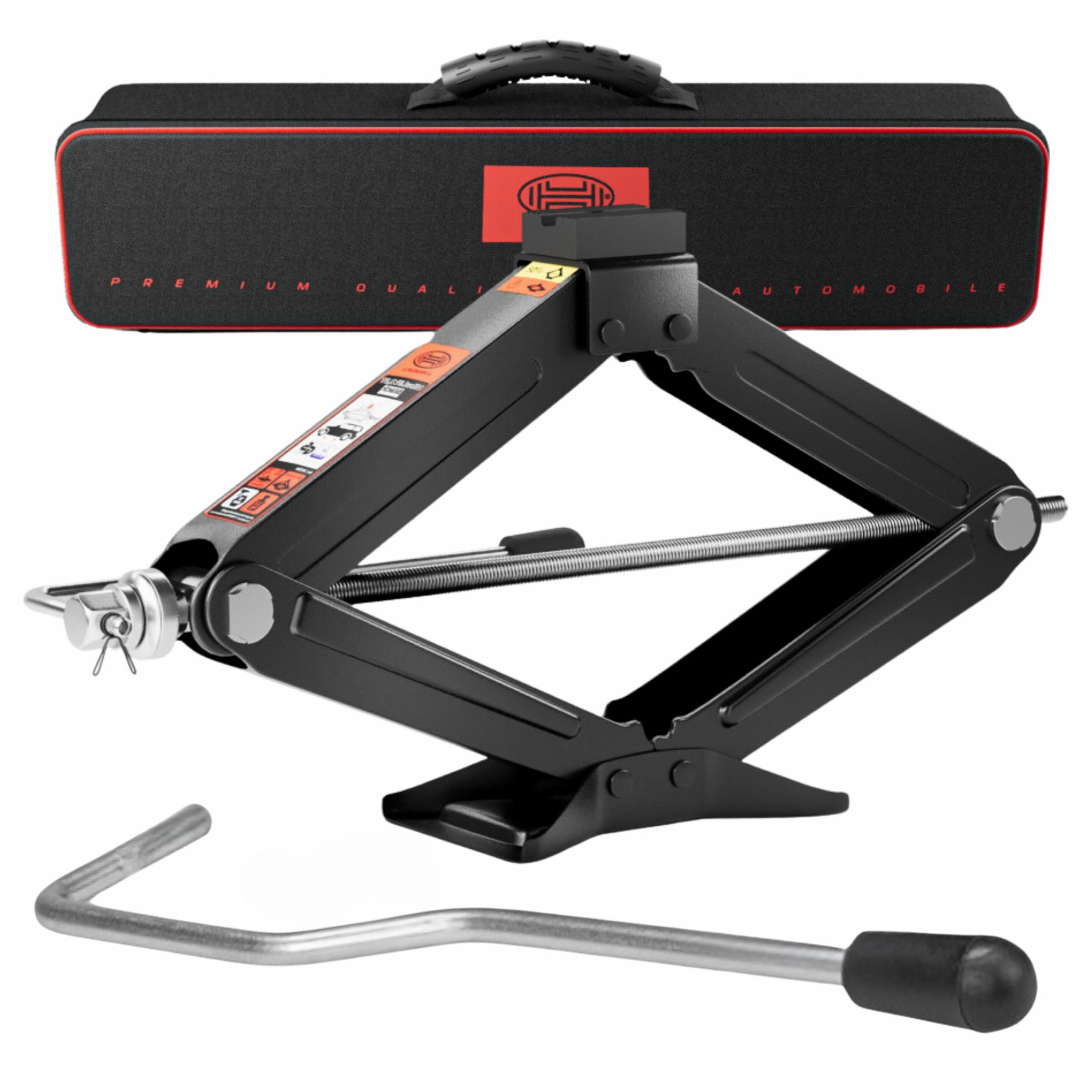 Heyner UltraLift L Premium Car Scissor Lift Jack 2 Ton Lifting Breakdown Tool