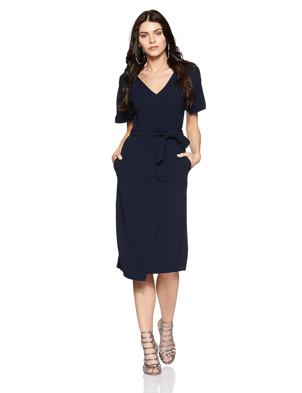 marks & spencer women's a-line midi dress