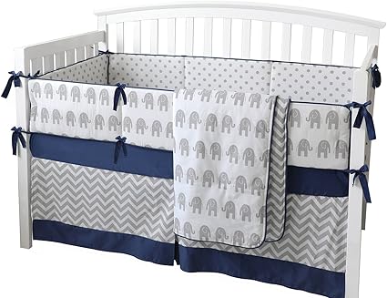 grey elephant nursery bedding uk