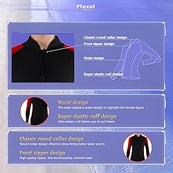 FLEXEL Wetsuit Top Jacket Women Men, 2mm Neoprene