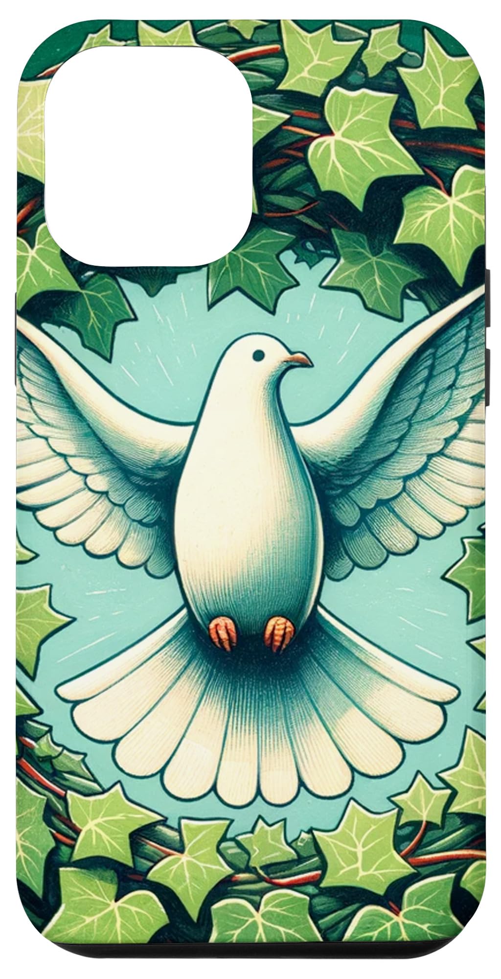 iPhone 15 Plus ivy Peace Dove of Hope Case