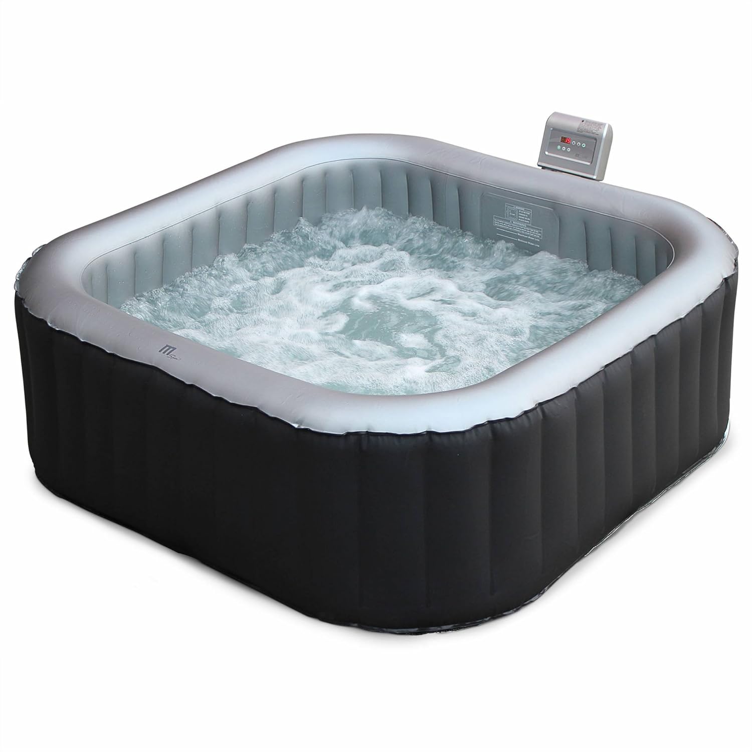 Alices Garden - SPA, Jacuzzi Hinchable Cuadrado para Exterior, 6 plazas, 185cm - Alpine 6