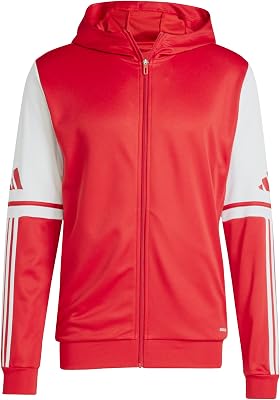 Uomo Squadra25 Hoody Sweatshirt, Team Power Red 2/White, XL Extra Tall