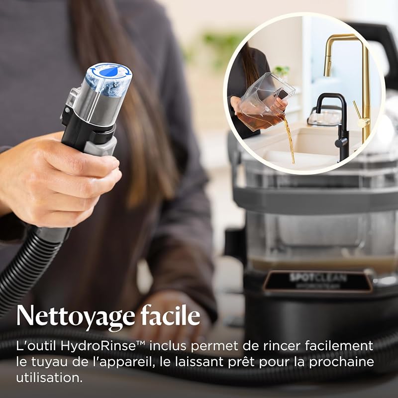 SpotClean HydroSteam Shampouineuse Canapé 1000W 3689N