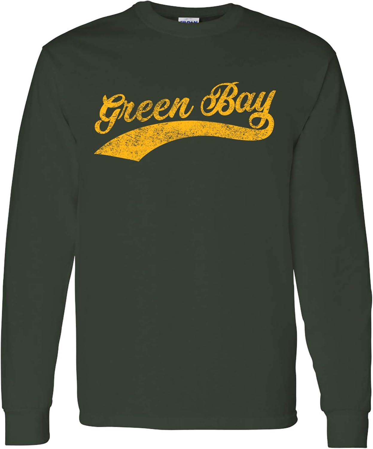 UGP Campus Apparel Hometown Baseball Script - Hometown Pride, Pitcher Long Sleeve T Shirt