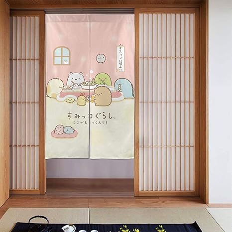 Amazon すみっコぐらし のれん 部屋仕切 暖簾 玄関 キッチン 飲食店 間仕切り 遮光 おしゃれ 目隠し 人気 かわいい シンプル 正月飾り 間仕切りカーテン インテリア ロング 雑貨 和風断熱遮光 台所 部屋 着替え室 料理屋 洋室 和室 玄関 居酒屋 ドアカーテン 室内