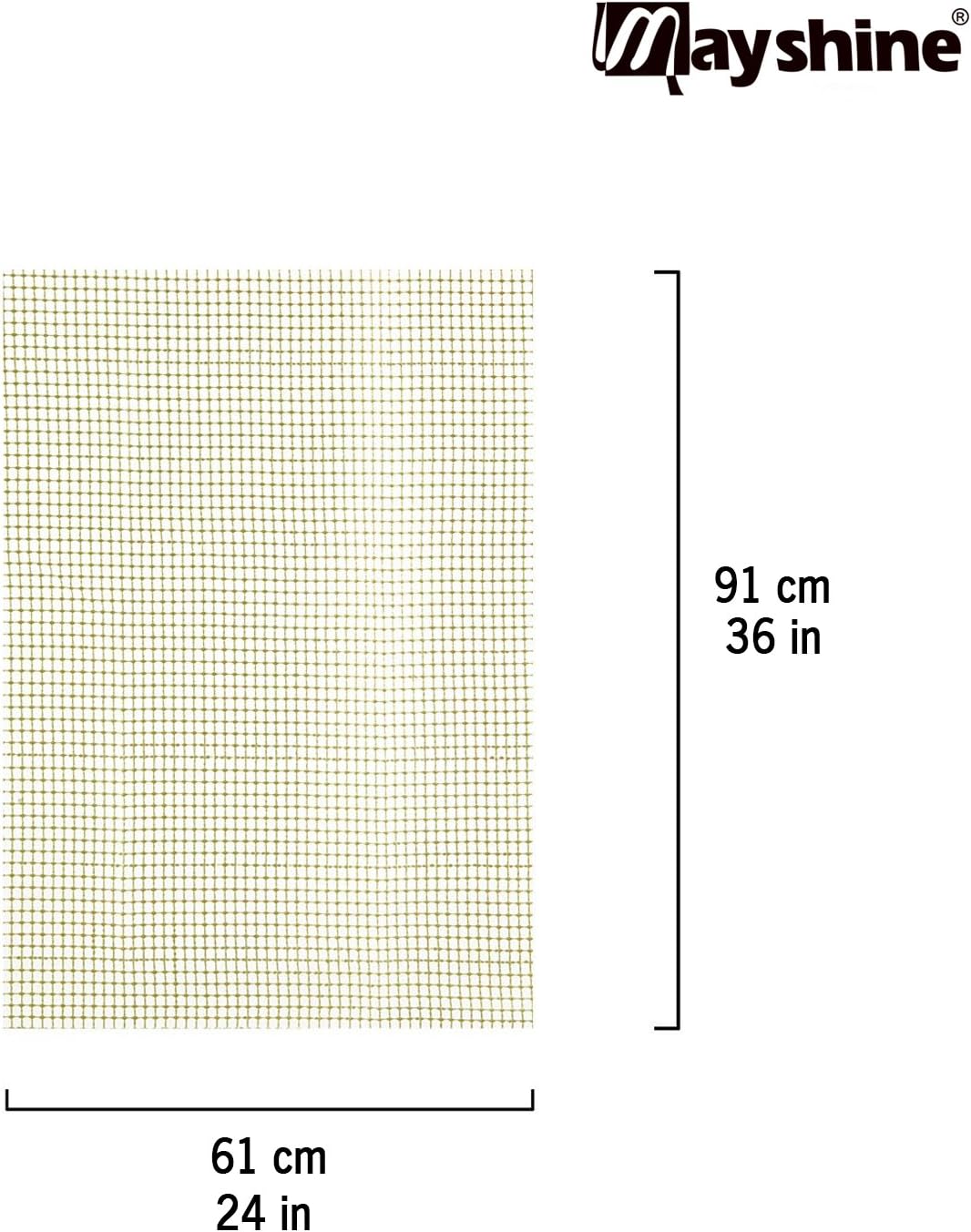 MAYSHINE Area Rug Gripper Pad (2x3 Feet), for Hard Floors, Provides Protection and Cushion for Area Rugs and Floors: Furniture & Decor