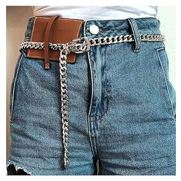 chain belt with jeans