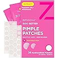 ZitSticka Pimple Patches for Face and Body, Hydrocolloid Patches to Cover Zits, Acne Patches or Zit Spot Stickers, Body Patch (GOO GETTER 36 Pack)