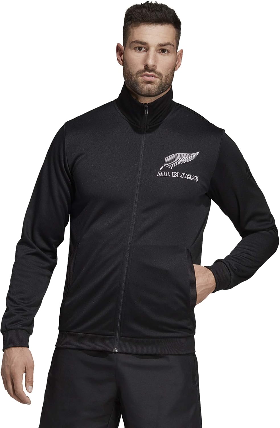 all black track jacket