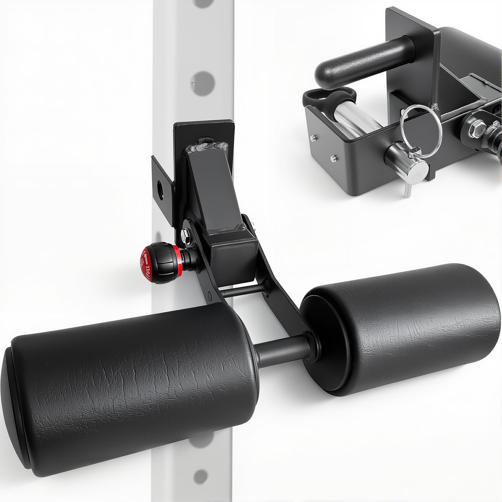 Photo 1 of **USED** Nordic Hamstring Curl Attachment Bulgarian Squat Belt, Heavy Duty Power Cage Accessories, Compatible with Squat Rack, Home Gym Equipment for Leg Workouts