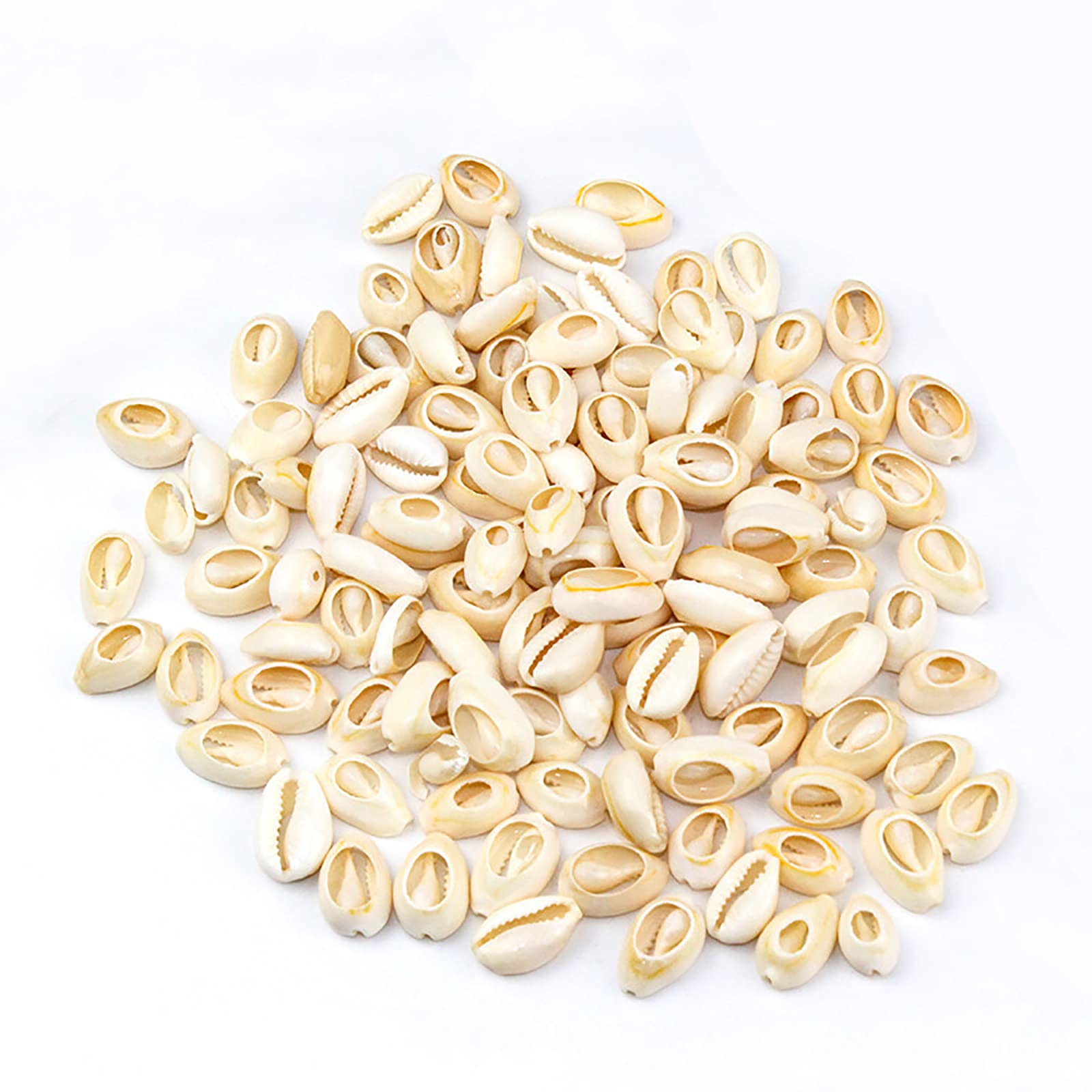 100 Pcs Natural Spiral Oval Seashells Set Home Decorations Beach Sea Shells for DIY Painting Beaching Candle Jewellery Crafts