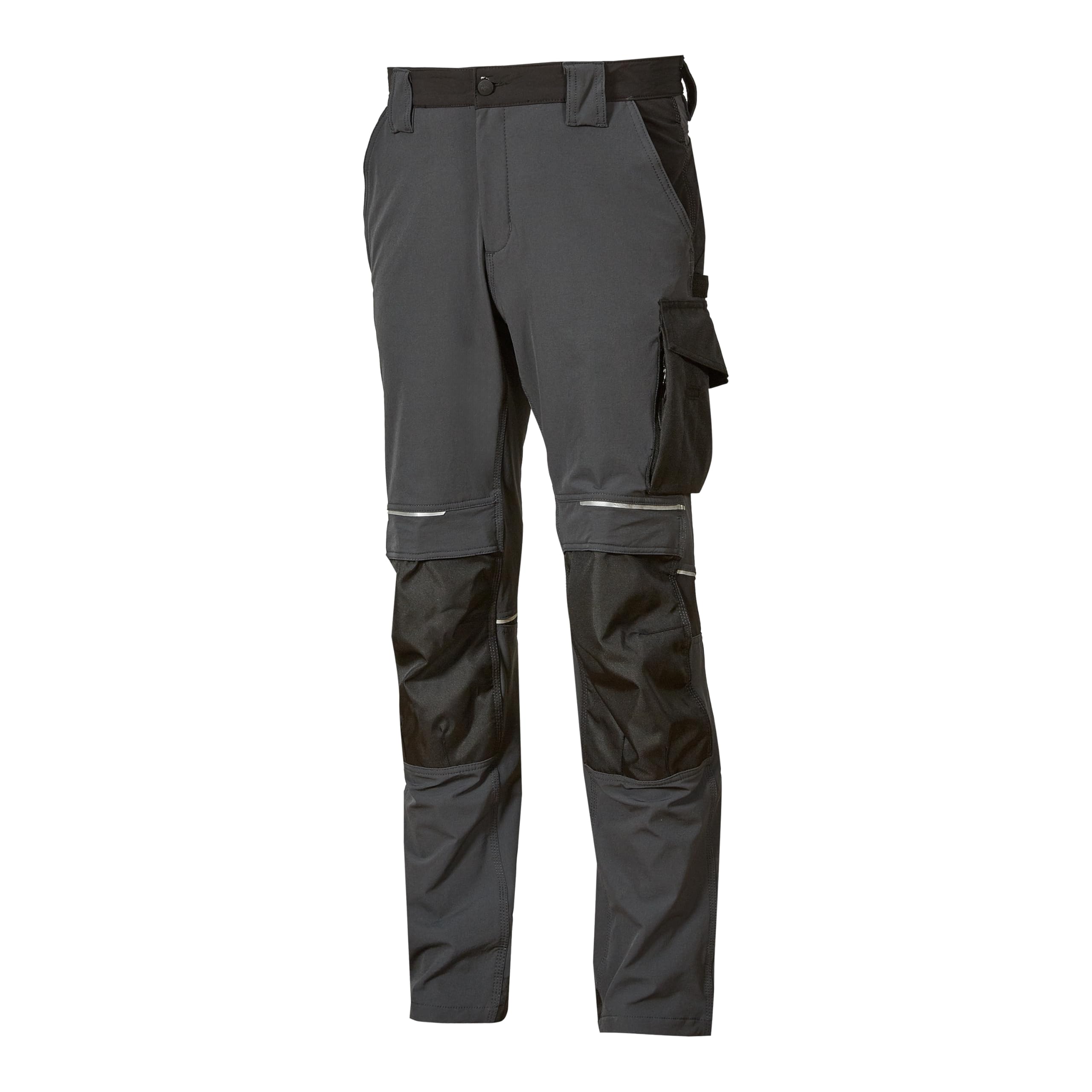U-POWER | Pantaloni da Lavoro Uomo ATOM, Idrorepellenti, Protezione Ginocchia, Alta Traspirabilità, 90% nylon 10% spandex