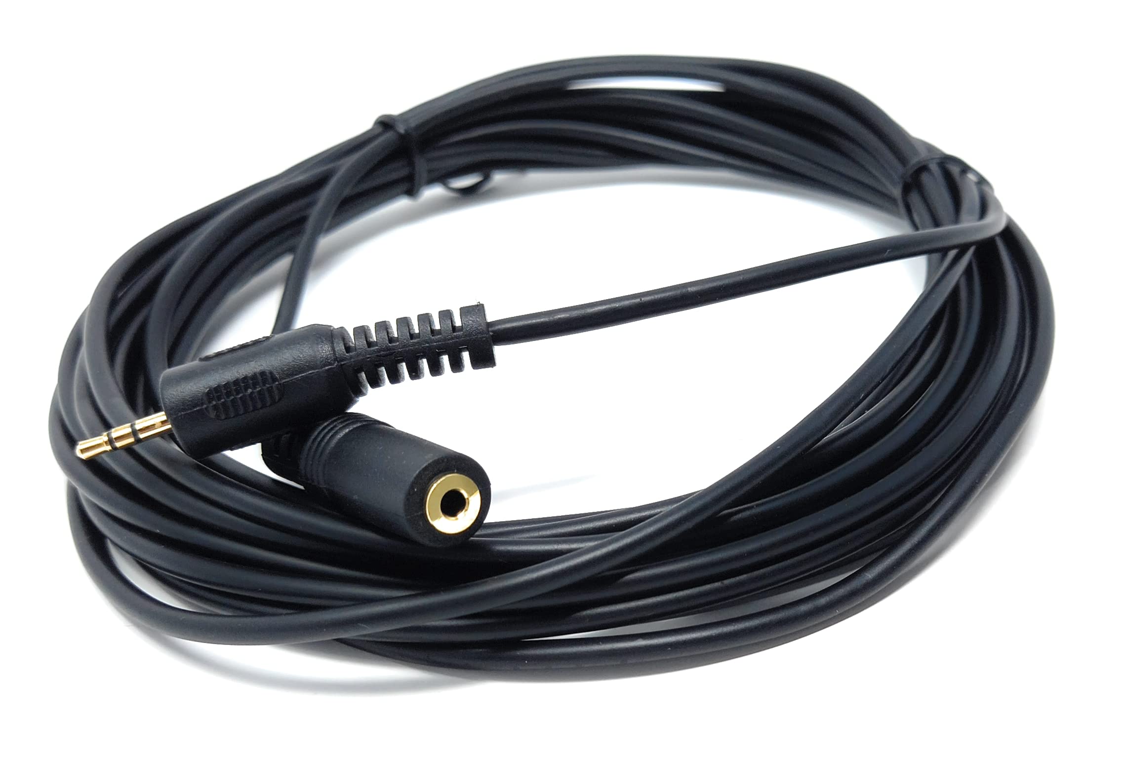 DRUT 5m Stereo 2.5mm Jack to 2.5mm Socket Extension Cable Male to Female Small PIN Gold Connectors 16.5ft