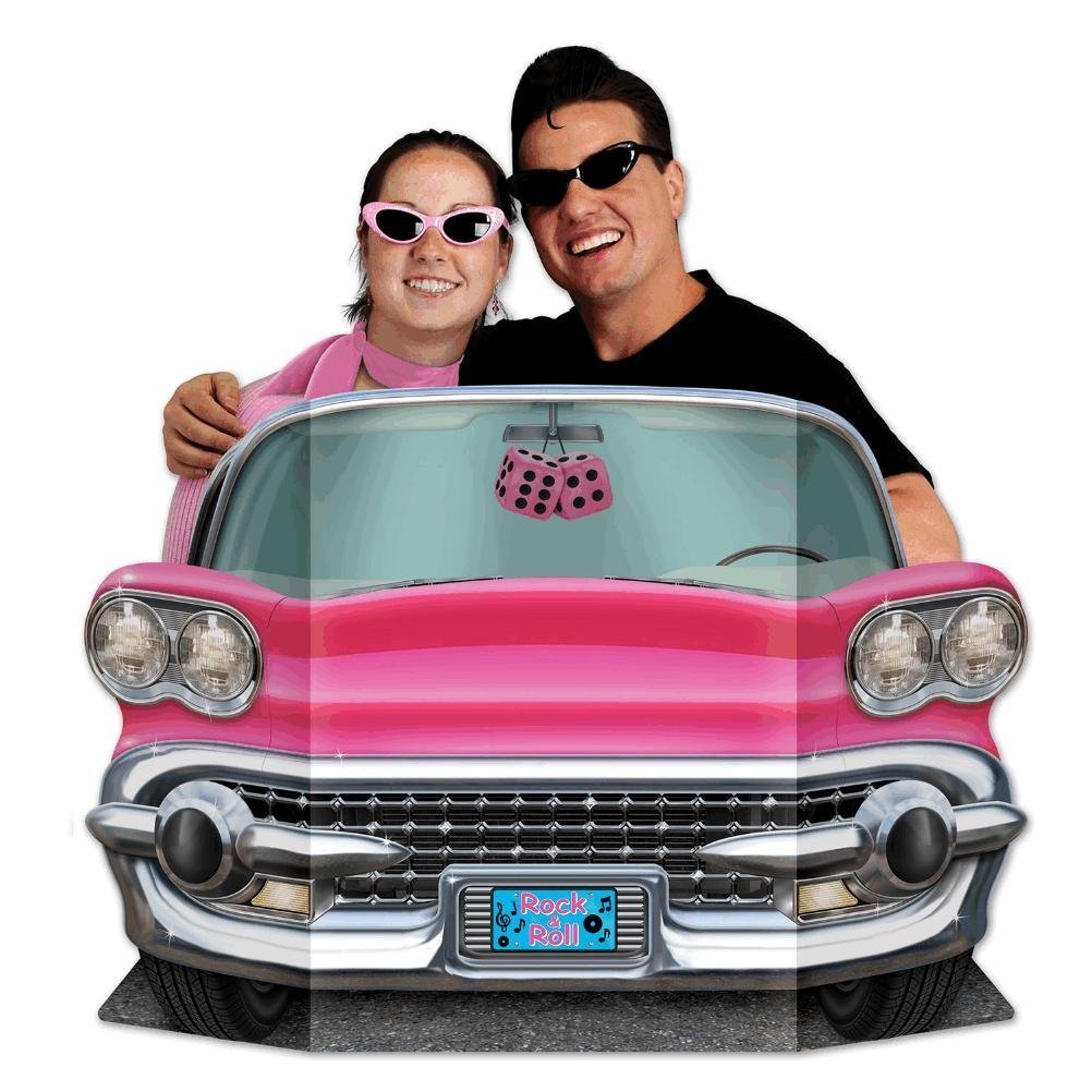 Beistle Photo Prop - Pink Convertible Pack of 2 — image 1