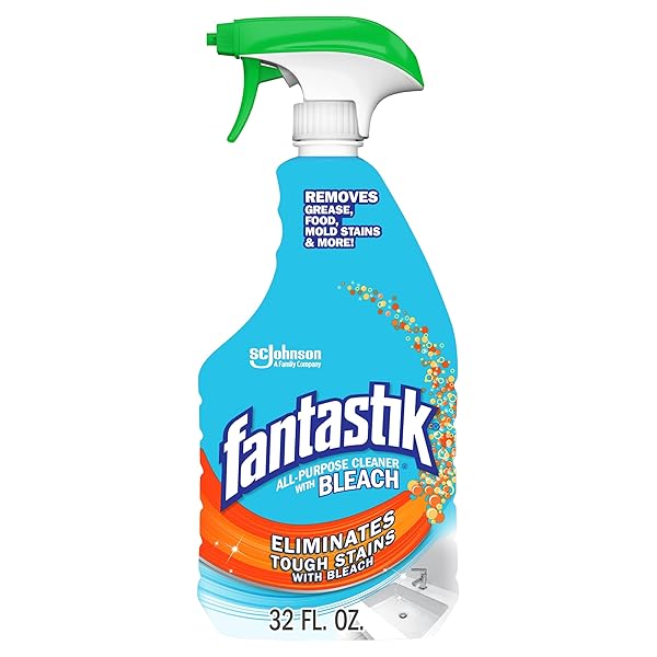FANTASTIK ALL-PURPOSE CLEANER, WITH BLEACH, 32 FL OZ