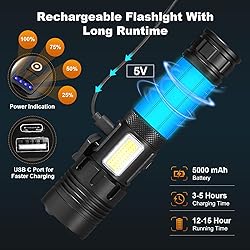 Smicho Rechargeable flashlights, 900,000