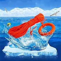 30m Water Floating Lifesaving Rope, Throwing Rope Rescue Lifeline With Bracelet, Floating Lifesaving Rope For Outdoor Emergency