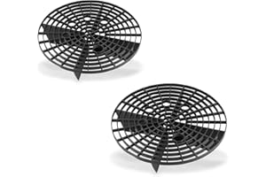 Amiss 2 Pack Car Wash Bucket, Automotive Wash Tool and Detail Kits, Scratch Prevention Bucket Tool, Car Interior Exterior Accessories, Fits 10.2 Inch - Black