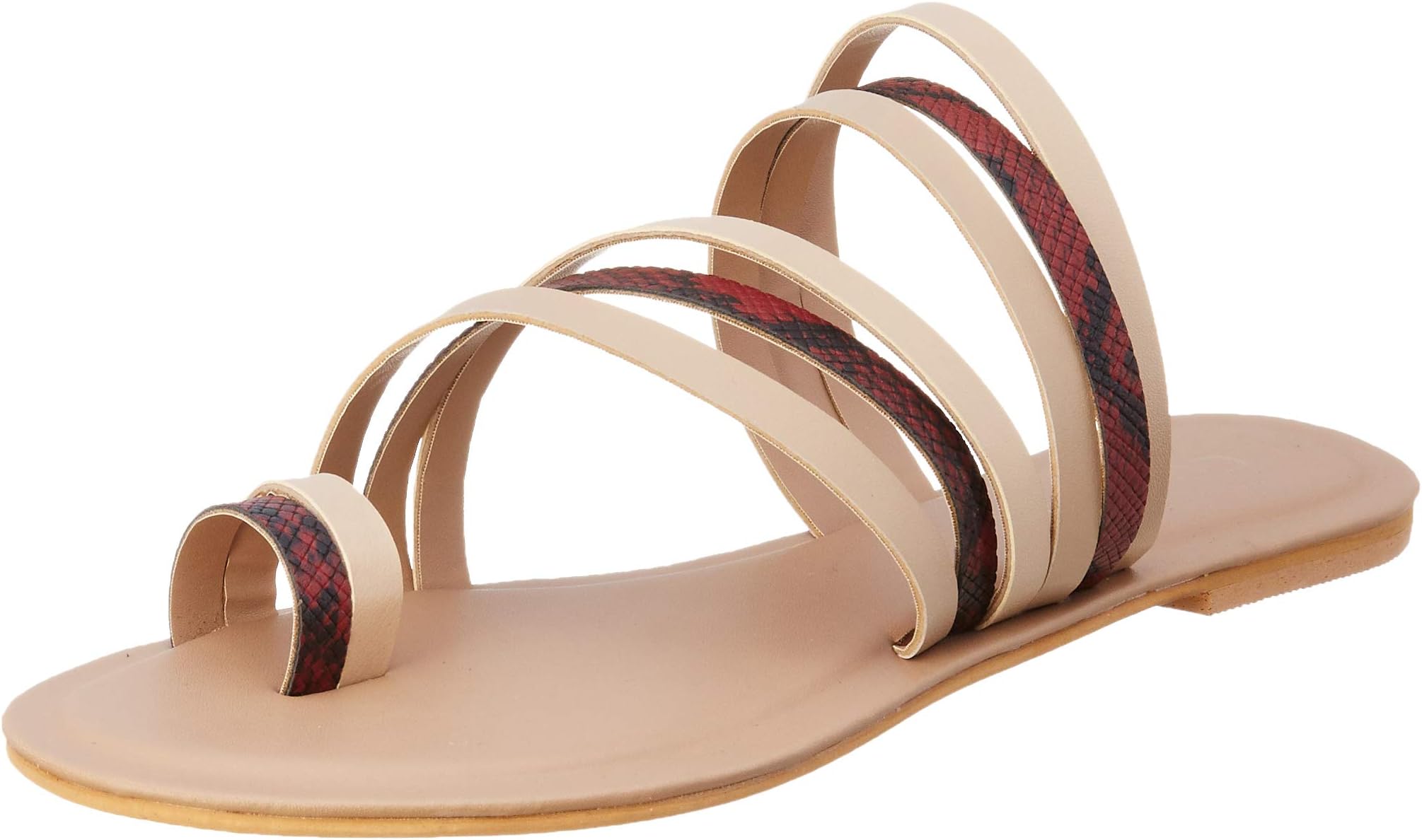 Curiko Women's Toe Loop Flat Slippers