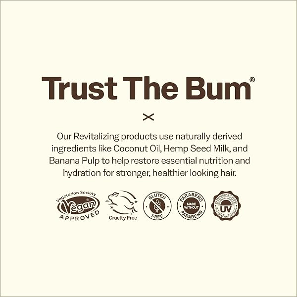 SUN BUM REVITALIZING CONDITIONER – HYDRATING AND NOURISHING HAIR – SMOOTHES AND STRENGTHENS – UV PROTECTING – VEGAN – MADE WITHOUT PARABENS – 10 OZ