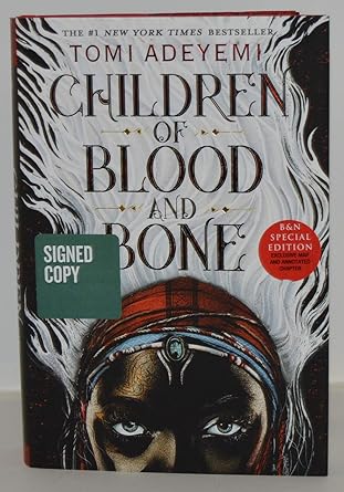 Tomi Adeyemi Signed Children Of Blood And Bone Legacy Of Orisha