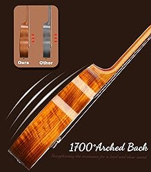 Ulumac Concert Ukulele, KOA Acacia Wood 23 inch