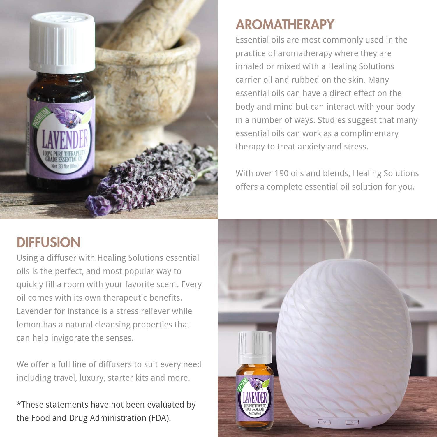 Lavender Essential Oil - 100% Pure Therapeutic Grade Lavender Oil - 10ml: Health & Personal Care