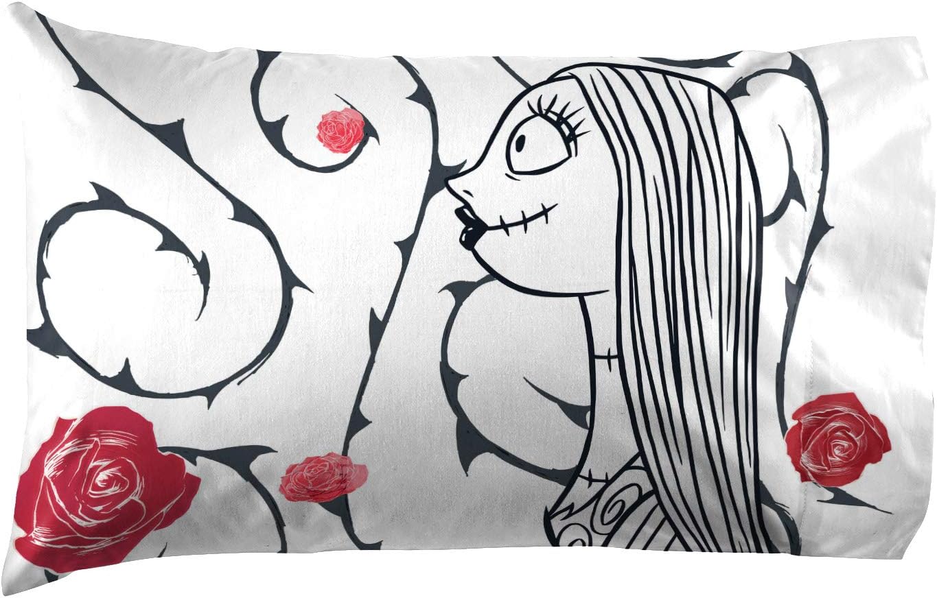 Official Disney Product Super Soft Microfiber Disney Nightmare Before Christmas Moonlight 5 Piece Twin Bed Set Features Jack Skellington And Sally Includes Reversible Comforter Sheet Set Kids Furniture Decor