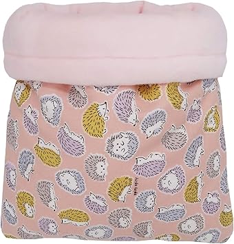 Amazon ハンドメイドの小動物用クッションベッド 寝袋 ハリネズミ モルモット ハムスター ラット フェレット ピンク Caili 飼育ケージ内装 通販