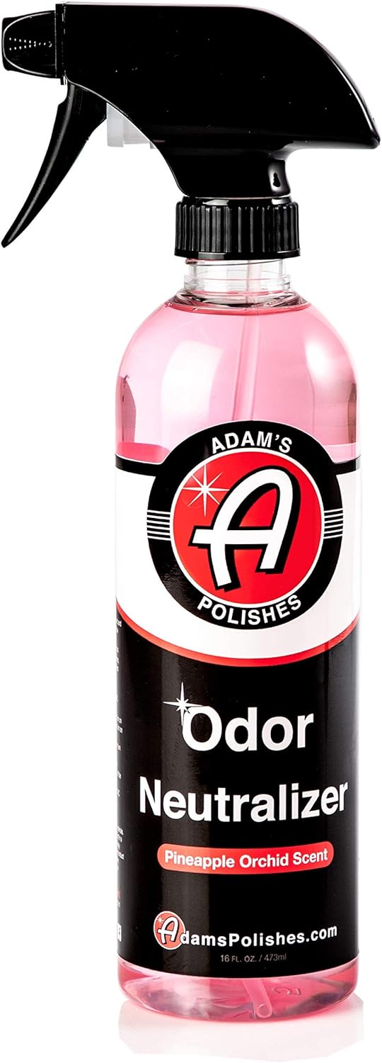 Adam's Odor Neutralizer - Specially Formulated Air Freshener That Eliminates Harmful Odors from Car Interior Accessories, Leather Seats, Carpet Upholstery, Pet Odors (Pineapple Orchid Scent)