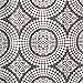 InterDesign Medallion Shower Curtain, Stall/54 x 78