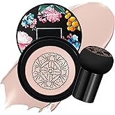 KYDA Mushroom Head Air Cushion BB Cream, Mushroom Foundation for Older Women, Lasting Moisturizing CC Cream Foundation for Ma