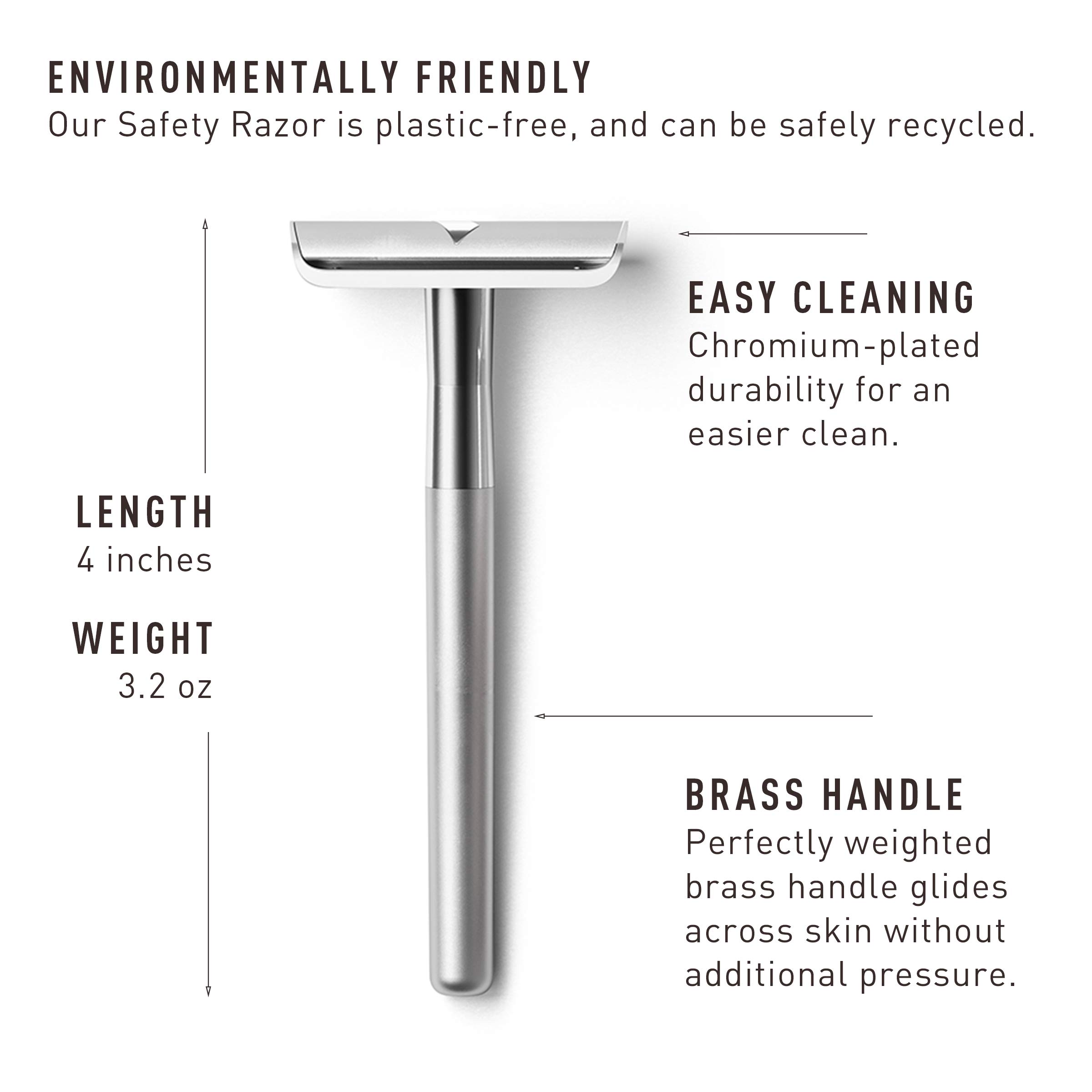 Mua Safety Razor for Men by Bevel Double Edge Razor Blades to Prevent