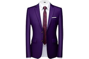 MOGU Men's Slim Fit Sport Coat Blazer Casual Formal Suit Jacket for Party Business Wedding Prom and Homecoming