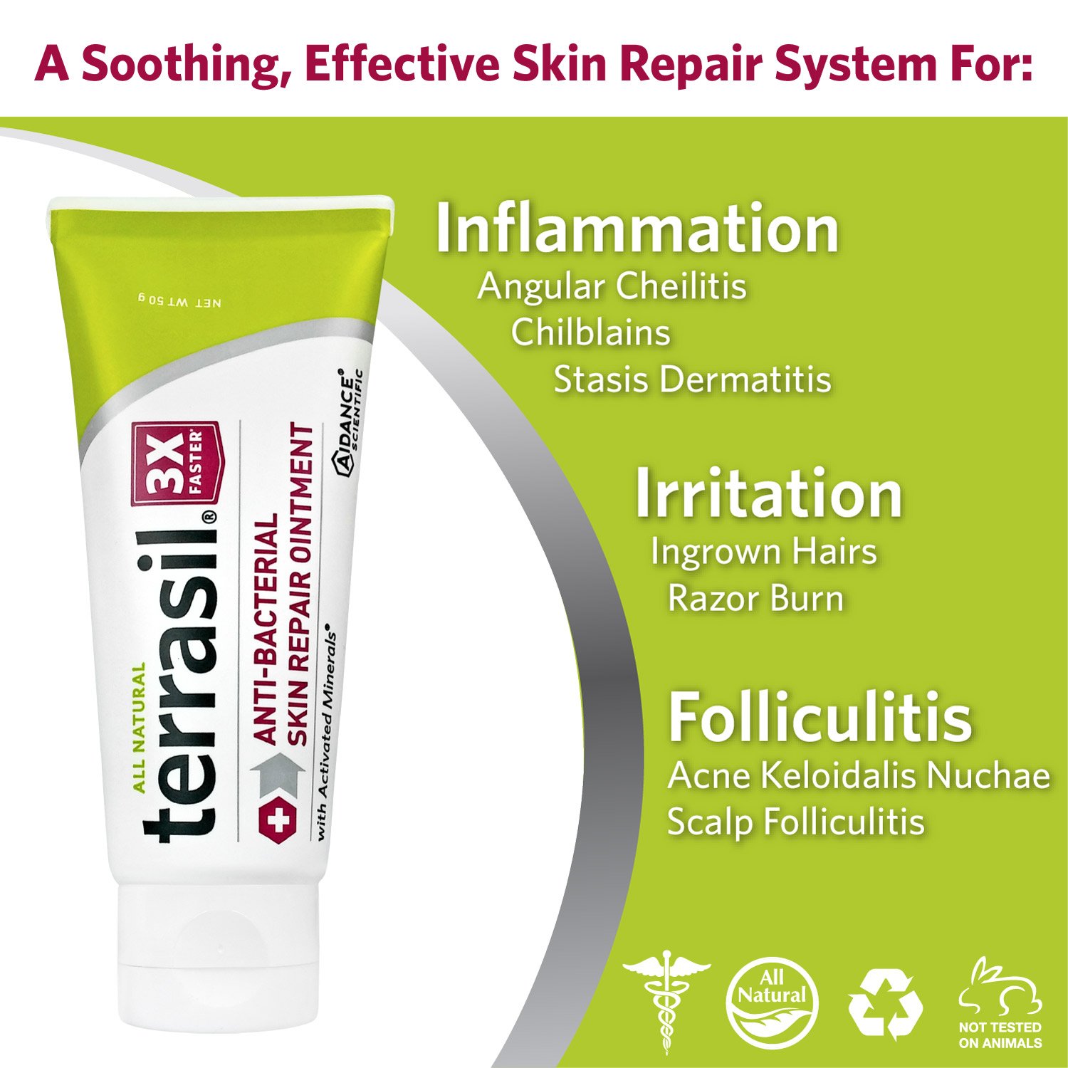Antibacterial Skin Repair 3X Faster Dr. 100 Guaranteed All