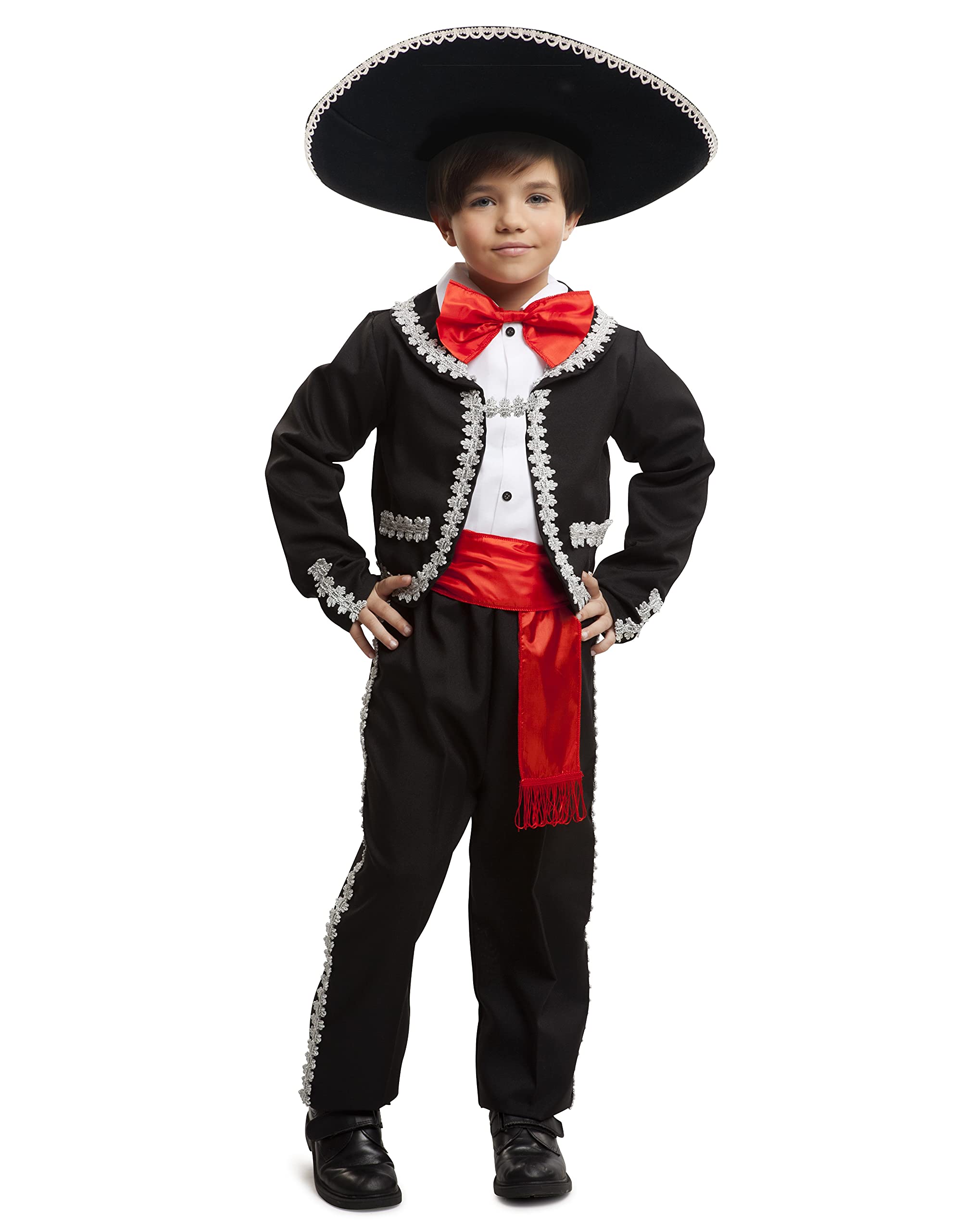 Dress Up America Traditional Mariachi Costume For Boys - Role Play & Dress Up Costume For Kids - Jacket, Pants, Bow-Tie And Sash